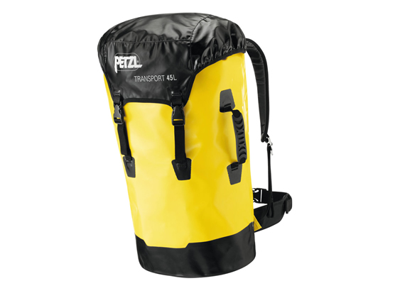 PETZL TRANSPORT S42Y  45L 大容量登山探洞溯溪背包PVC防水耐磨绳包