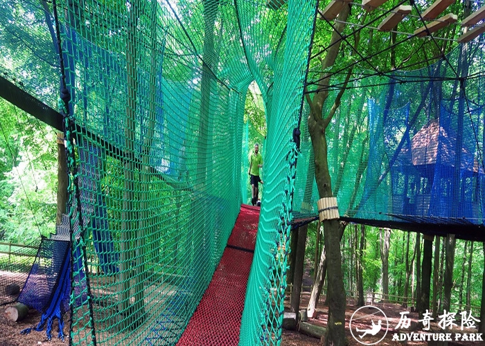森林魔网 丛林跳跳网 儿童成人亲子丛林魔网场地无动力拓展 设计安装