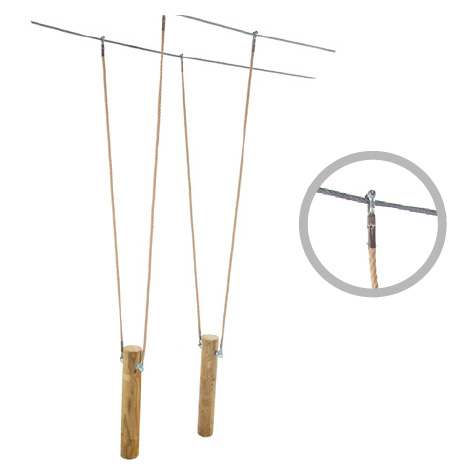 冒险公园 悬挂障碍 浮桩桥