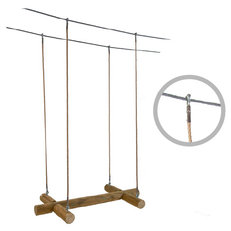 探险公园 悬挂障碍 杠铃