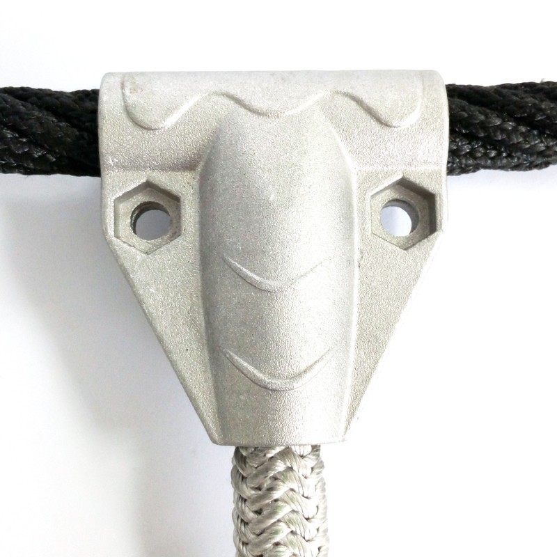 攀爬网游乐设施铝T扣 复合绳连接件